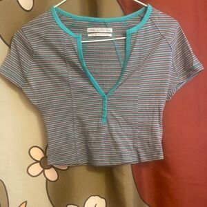 Urban Outfitters Striped Crop Top